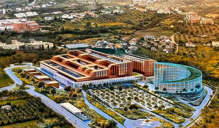 rendering nuovo ospedale Cosenza
