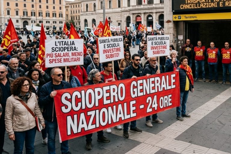 Italia, il paese del “blocco continuo”: l’ennesimo sciopero nazionale paralizza i servizi