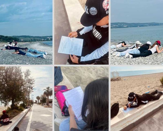 studenti mandatoriccio spiaggia pietrapaola