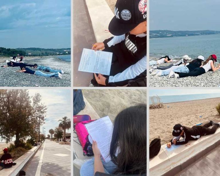 studenti mandatoriccio spiaggia pietrapaola