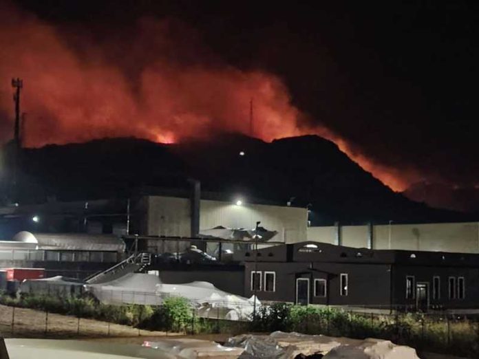 Borgia incendio Roccelletta