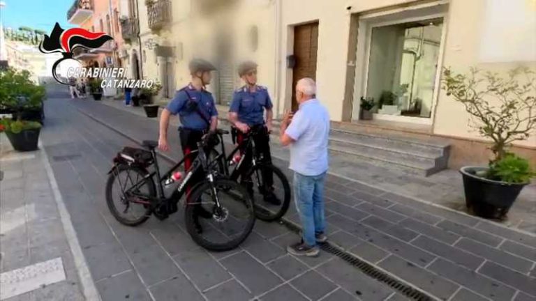 carabinieri catanzaro e-bike