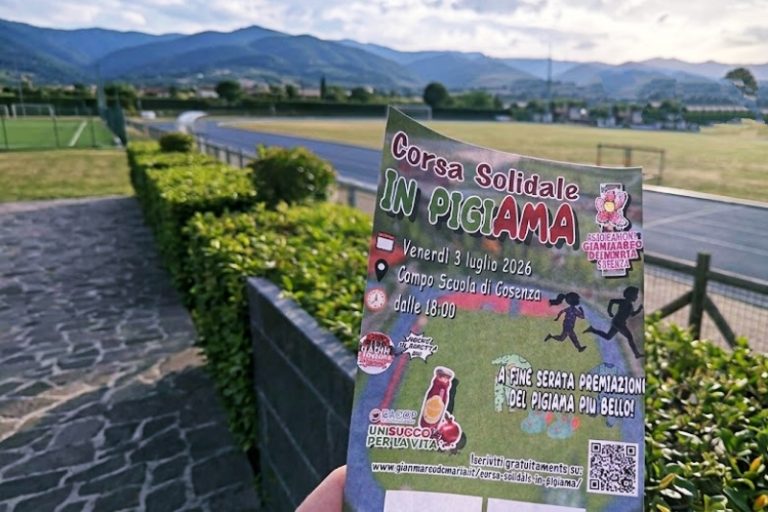 Cosenza corre in pigiama: un’ondata di sorrisi e solidarietà per la lotta ai tumori infantili
