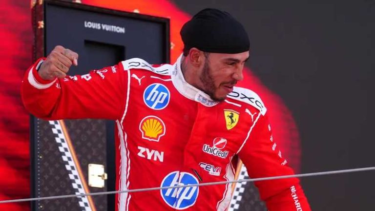 hamilton vittoria ferrari catalogna