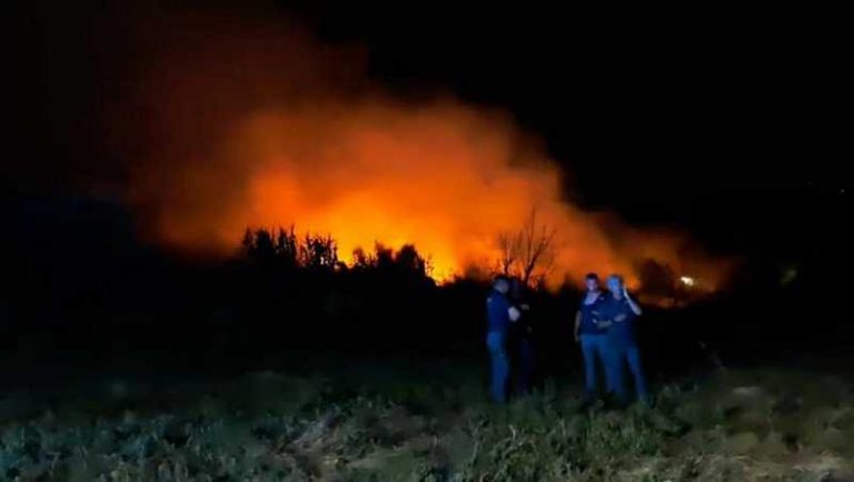 incendio baraccopoli schiavonea