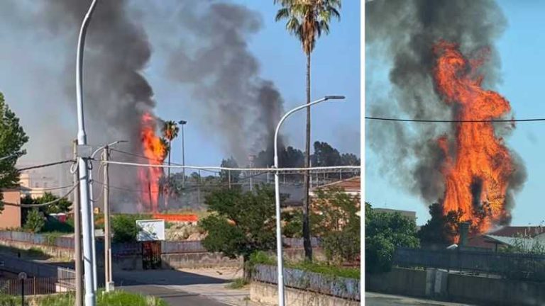 incendi stazione sibari