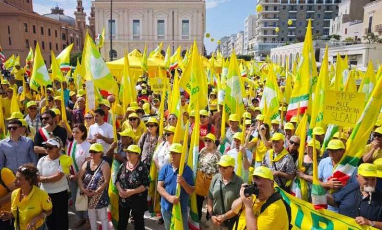 mobilitazione coldiretti bari