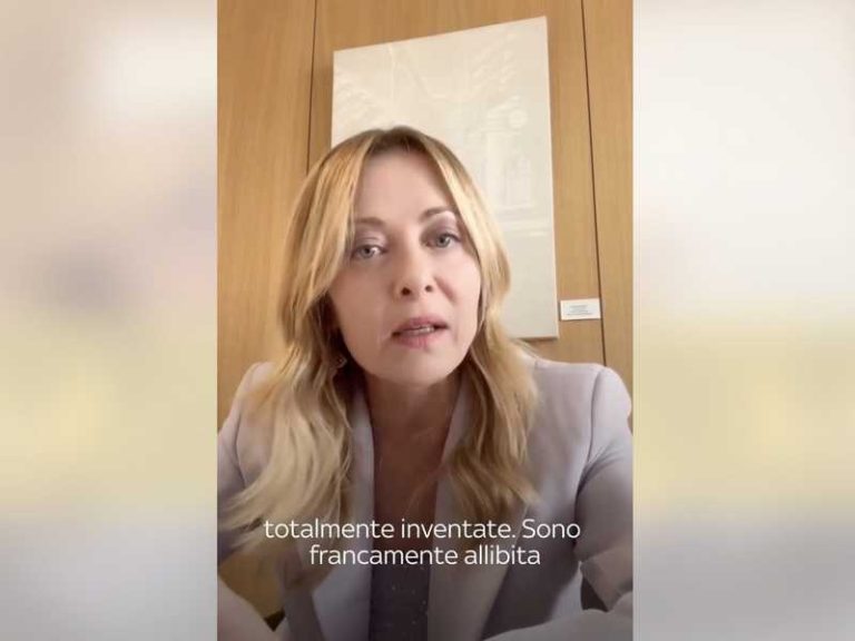 reazione meloni parole trump