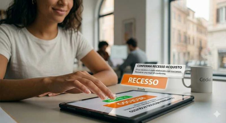 recesso acquisti online
