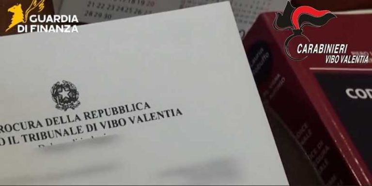sottrazione fondi pubblici vibo