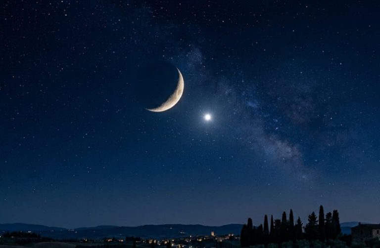 Luna e Venere incantano il cielo della Calabria