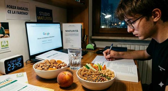 studente esami maturità merenda