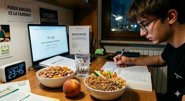 studente esami maturità merenda