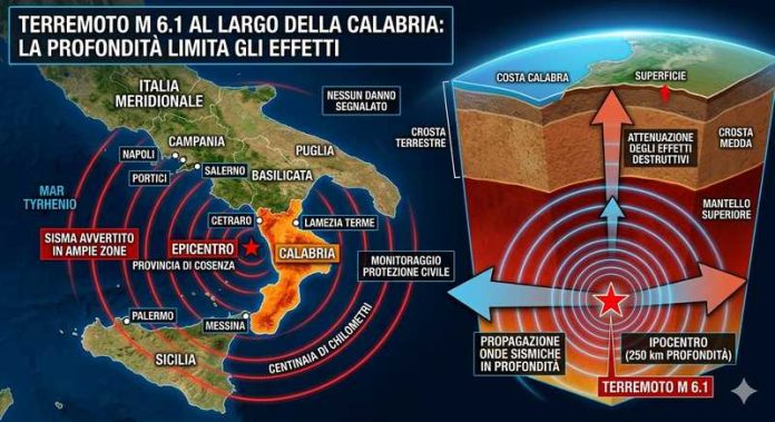 terremoto tirreno calabria