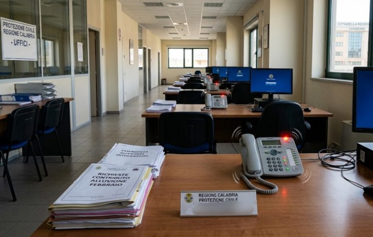 Danni alluvionati in Calabria, negli uffici della Protezione Civile i telefoni squillano a vuoto, portale offline