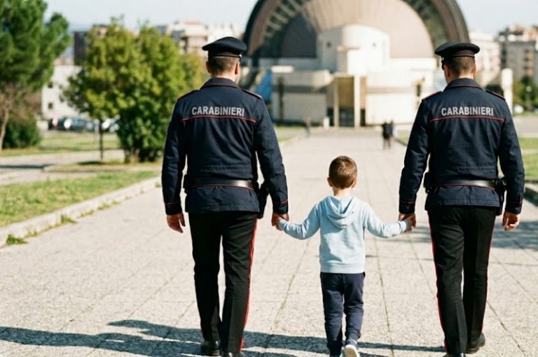 Carabinieri salvano un bambino di sei anni a Rende