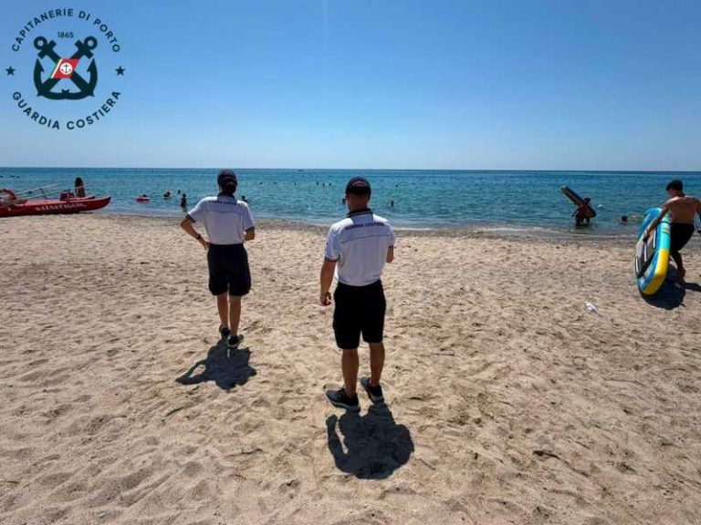 controlli guardia costiera spiagge crotonese