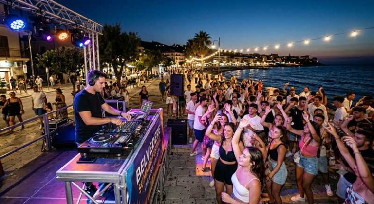 dj festa musica spiaggia