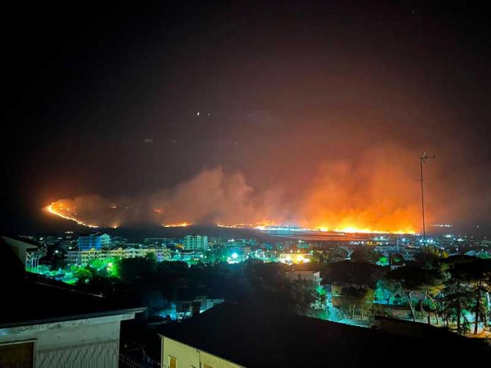 incendio calabria luglio 2026