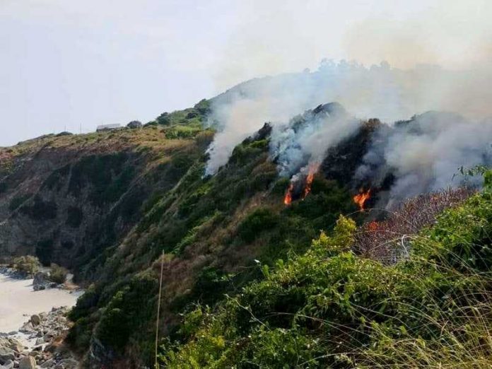 incendio zambrone