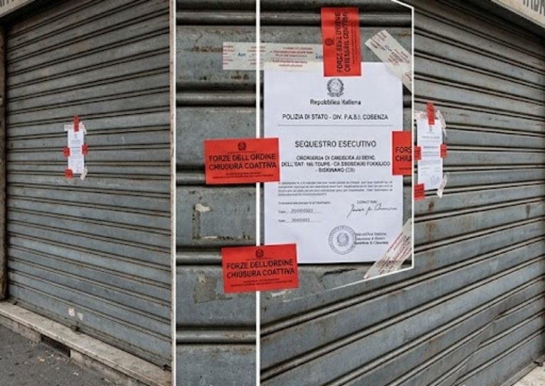 Bisignano, locale chiuso dal Questore: era frequentato da pregiudicati