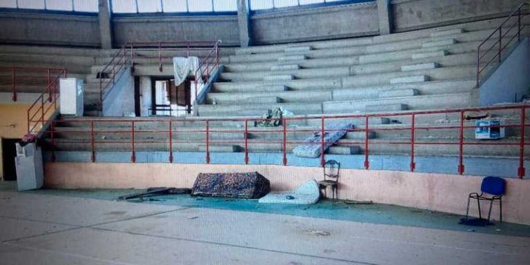 palazzetto sport casali_interni
