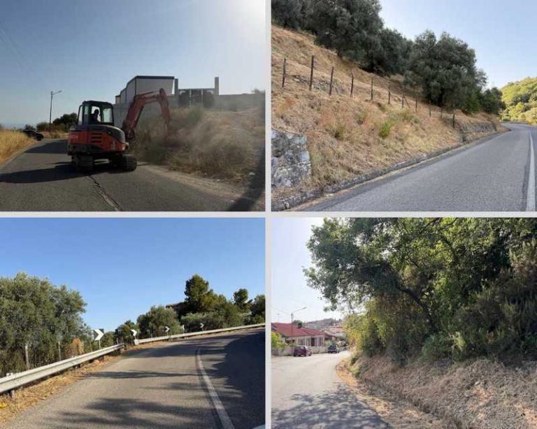 pulizia strada provinciale caloveto