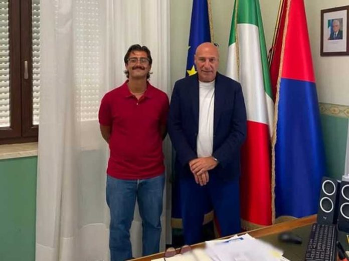 Massimo Cosco e il sindaco Voce