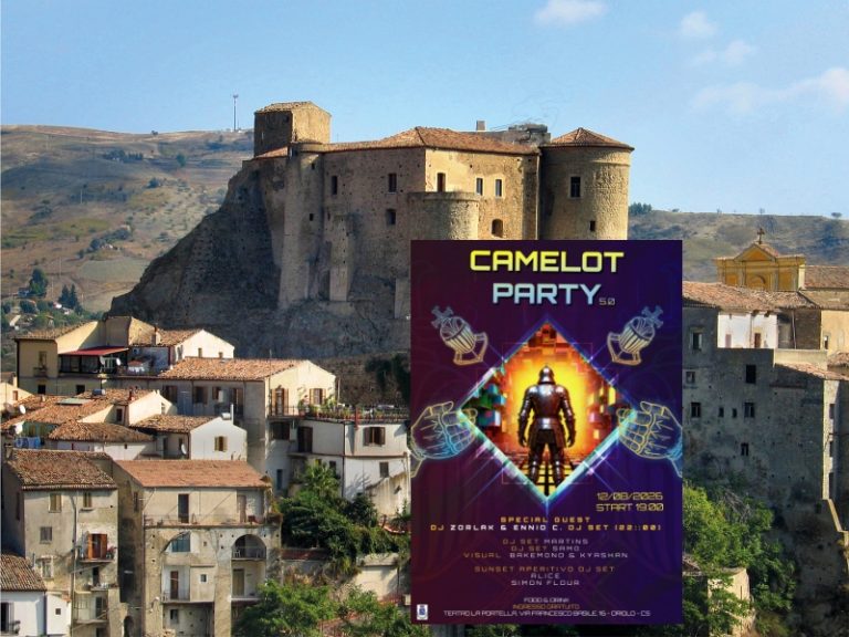 Luci, storia e beat elettronici: a Oriolo va in scena “Camelot 5.0”