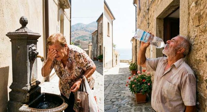 caldo afa acqua anziani
