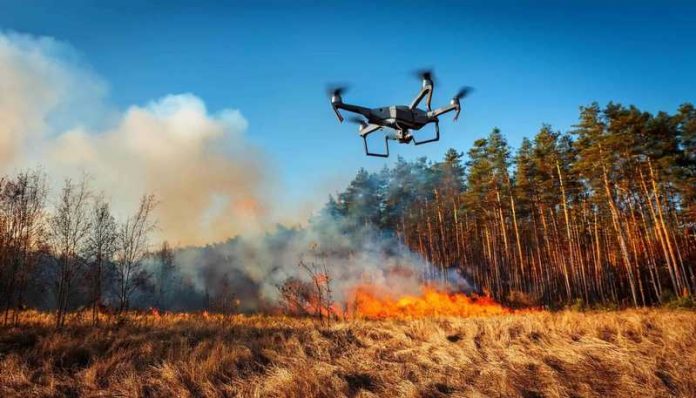incendio drone