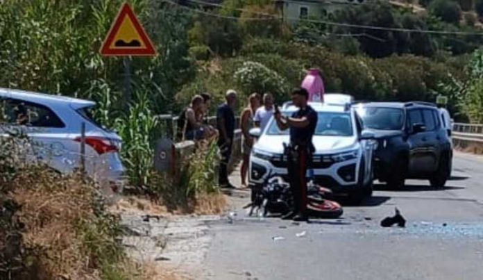 incidente auto moto briatico