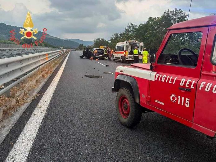incidente autostrada A2 lamezia