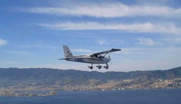 ultraleggero in volo