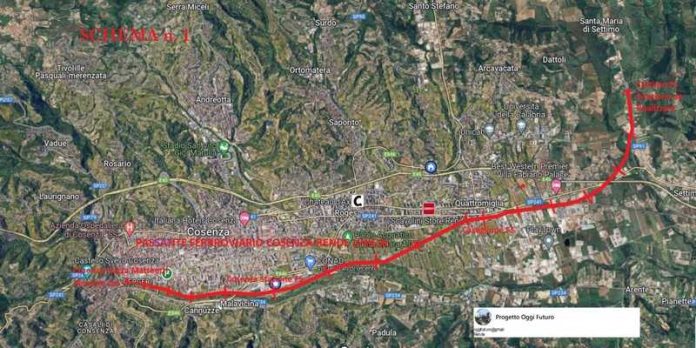 Cosenza metropolitana di superfice