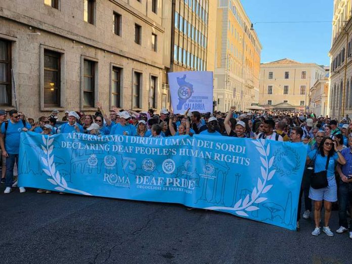 GMS Mondiale - Corteo e Bandiera CGSI Calabria