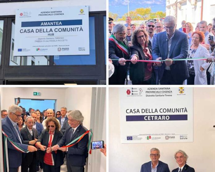 inaugurazione case comunità cetraro amantea
