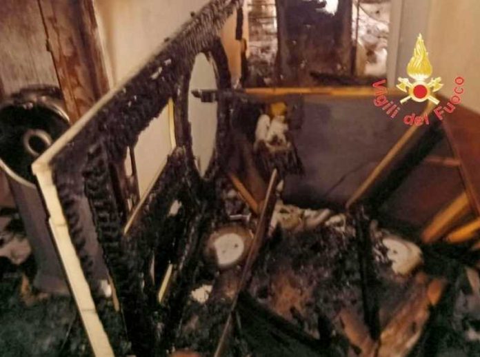 incendio appartamento lamezia