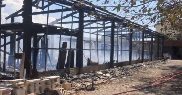 incendio settimo di rende
