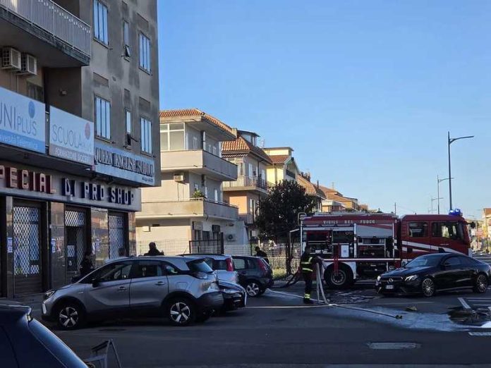 incendio furgone vibo