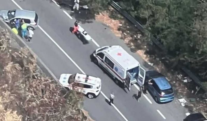 incidente frontale guardia piemontese