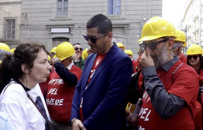 Fillea Cgil Calabria Silvana Malaj e Simone Celebre