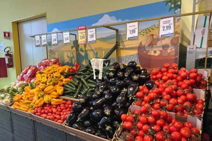 Supermercati frutta e verdura