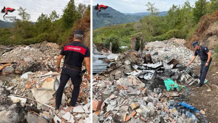 discarica abusiva guardia piemontese
