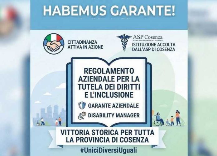 garante manager diabilita asp cosenza