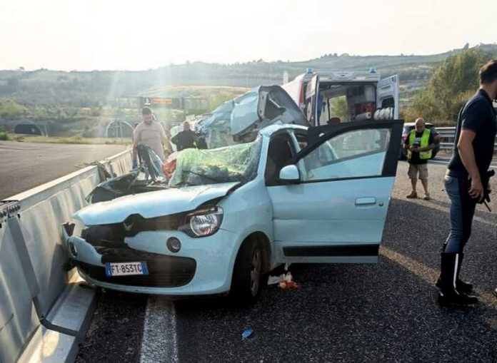 incidente mortale a2 campagna