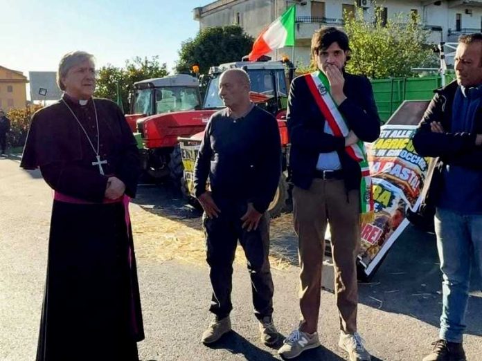 mons savino protesta agricoltori