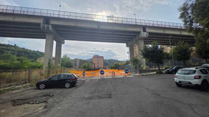 ponte mancini strada chiusa