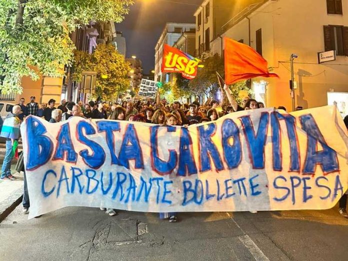 protesta carovita cosenza