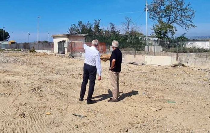 riitano - gaetano sopralluogo ex tendopoli san ferdinando